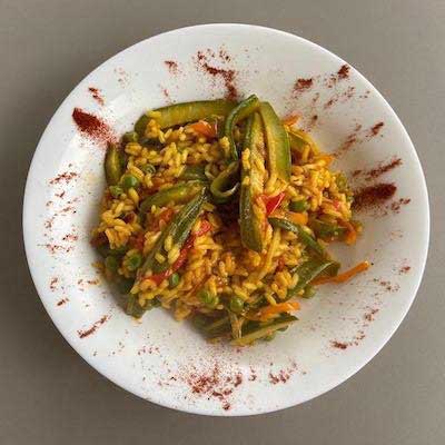 Paella vegetariana