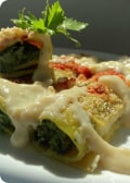 Cannelloni vegani ricotta e spinaci